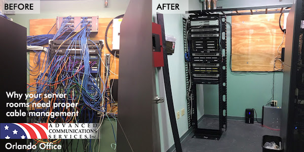 Proper Server Room Cable Management in Orlando, FL